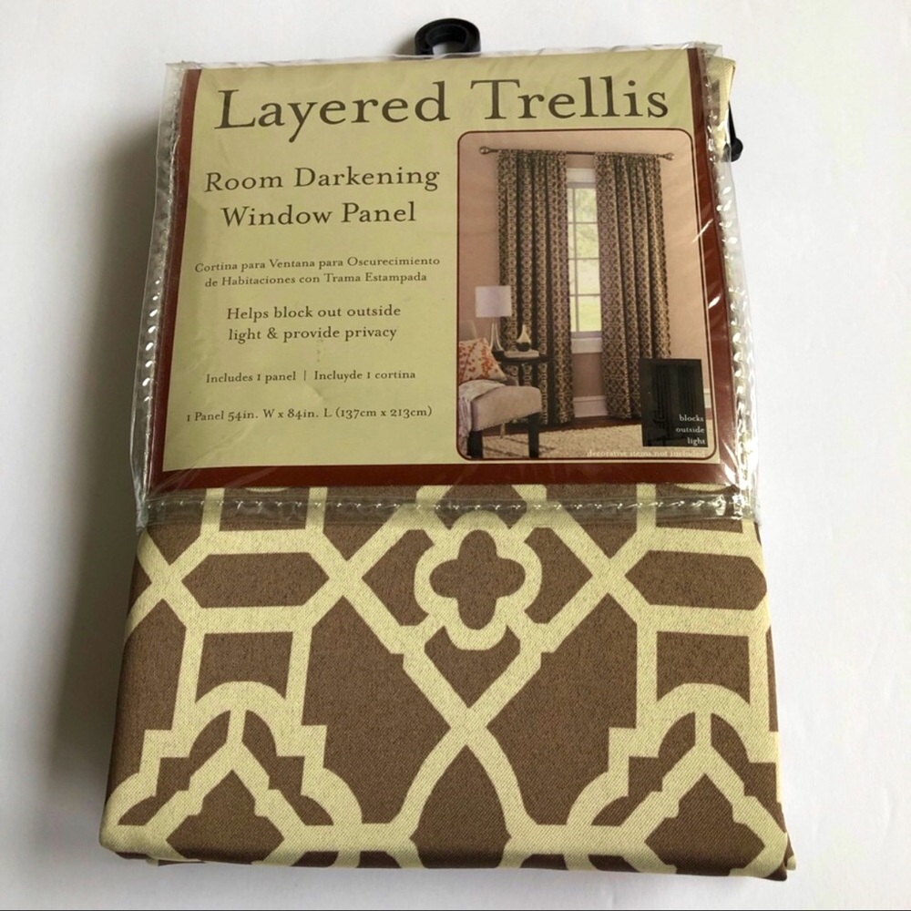 NEW Window Curtain Room Darkening, 84”, 1 Panel